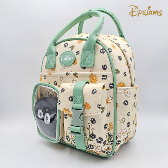 Studio Ghibli My Neighbor Totoro Soot Sprites Coin Pouch Mini Backpack Bag New - Picture 2 of 5